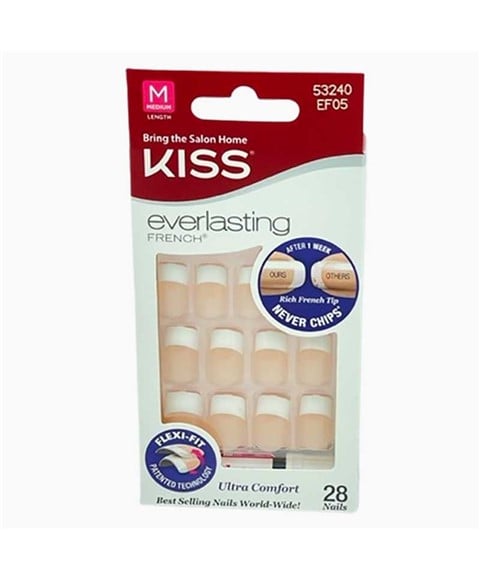 KISS EVERLASTING FRENCH ULTRA COMFORT NAILS EF05 