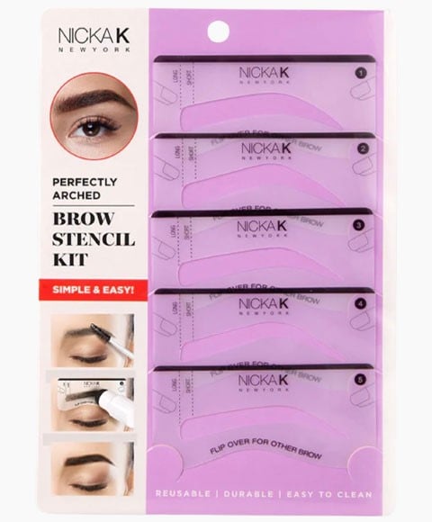 NK PERFECTLY ARCHED BROW STENCIL KIT 