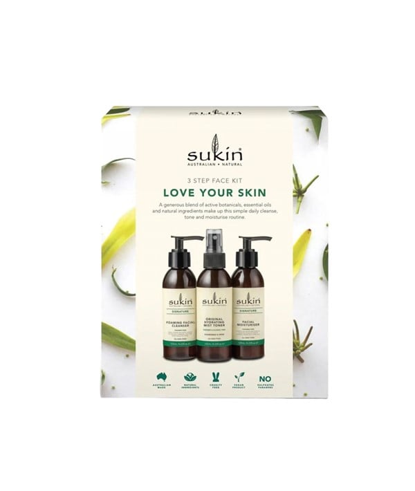 SUKIN LOVE YOUR SKIN 3 STEP FACE KIT 