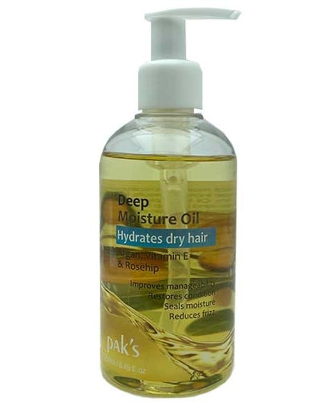 DEEP MOISTURE OIL HYDRATES DRY HAIR 