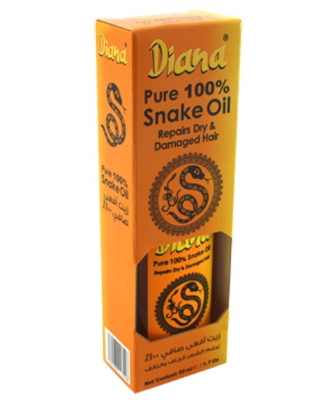 PURE 100 PERCENT SNAKE OIL REPAIRS DRY AND DAMAGED HAIR 