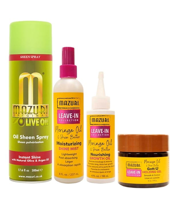 LEAVE IN COLLECTION HAIR GEL GROWTH OIL WITH OLIVE OIL SHE