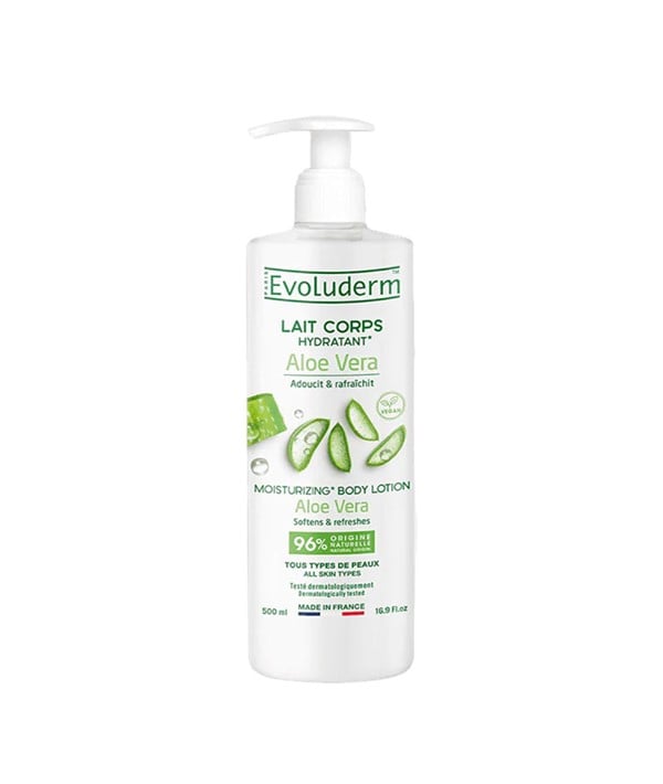 EVOLUDERM MOISTURIZING ALOE VERA BODY LOTION 