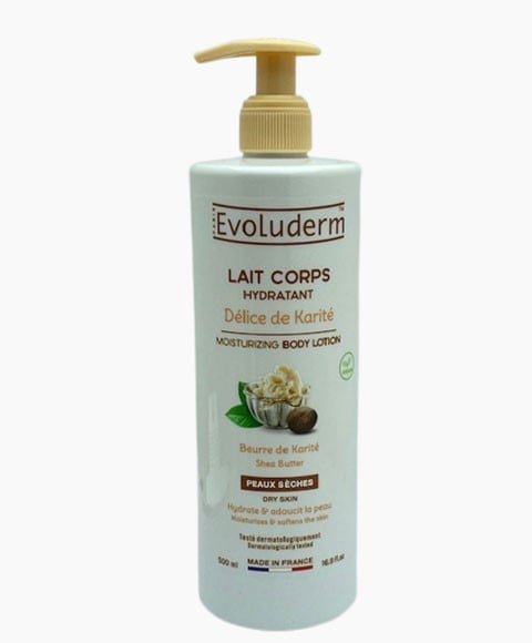 EVOLUDERM SHEA BUTTER HYDRATANT MOISTURIZING BODY LOTION 