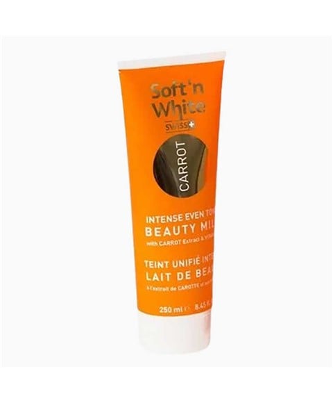 SWISS SOFT N WHITE CARROT INTENSE EVEN TONE BEAUTY MILK 