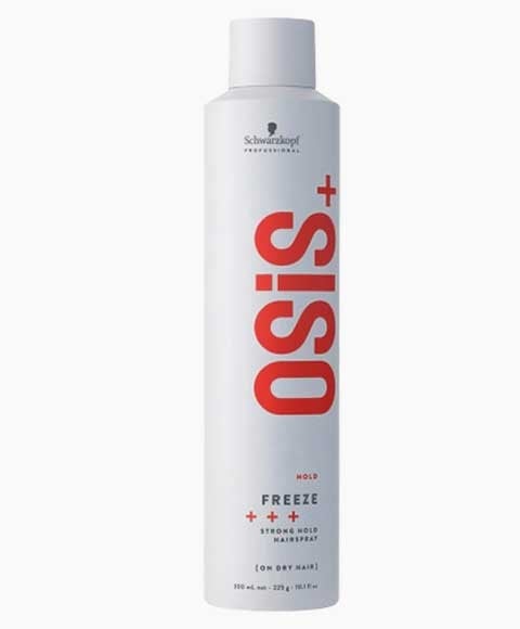 OSIS PLUS HOLD FREEZE STRONG HOLD HAIR SPRAY 