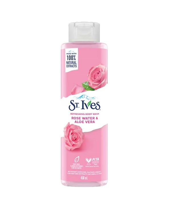 ROSE WATER AND ALOE VERA REFRESHING BODY WASH 