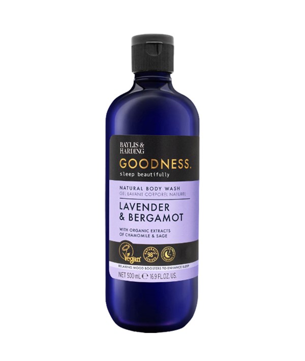 GOODNESS LAVENDER AND BERGAMOT NATURAL BODY WASH 