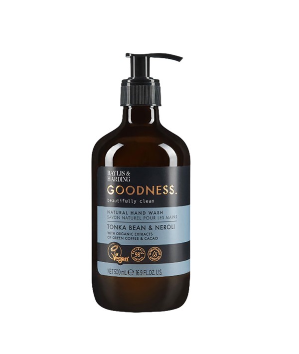 GOODNESS TONKA BEAN AND NEROLI NATURAL HAND WASH 