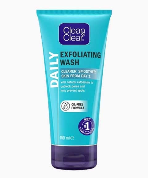 CLEAN AND CLEAR EXFOLIATING DAILY WASH 