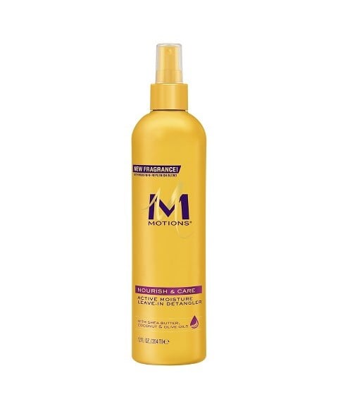 MOTIONS NOURISH AND RESTORE ACTIVE MOISTURE LEAVE IN DETAN