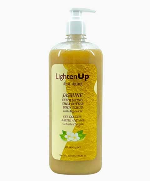 LIGHTENUP ANTI AGING JASMINE EXFOLIATING SHEA BUTTER BODY