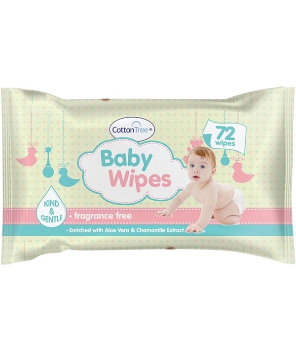 COTTON TREE BABY WIPES 