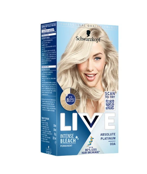 LIVE COLOR INTENSE PERMANENT COLOURS 00A ABSOLUTE PLATINUM