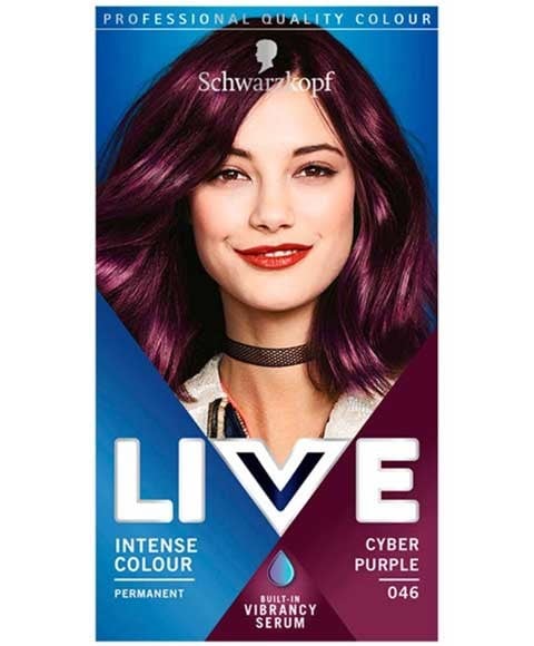 LIVE COLOR INTENSE PERMANENT COLOURS 046 CYBER PURPLE 