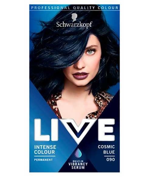 LIVE COLOR INTENSE PERMANENT COLOURS 090 COSMIC BLUE 
