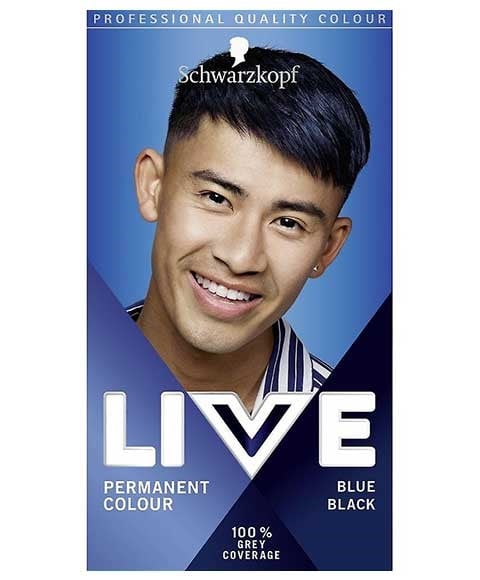 LIVE PERMANENT COLOUR 090 BLUE BLACK 