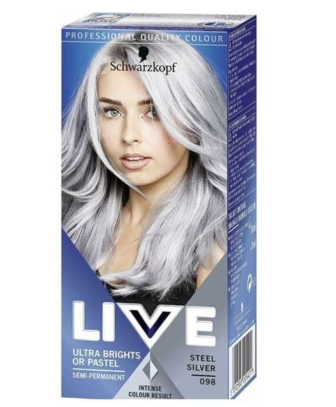 LIVE ULTRA BRIGHTS OR PASTEL STEEL SILVER 098 
