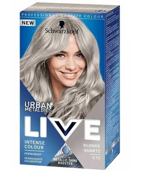 LIVE URBAN METALIC INTENSE PERMANENT COLOUR U70 BLONDE QUA