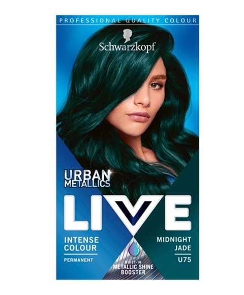 LIVE URBAN METALLICS INTENSE PERMANENT COLOUR U75 MIDNIGHT