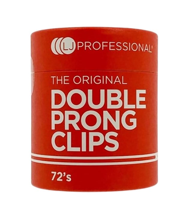 LJ PROFESSIONAL THE ORIGINAL DOUBLE PRONG CLIPS 
