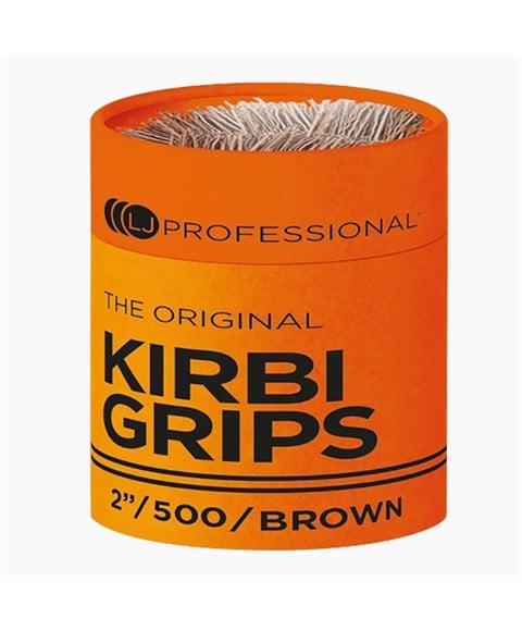 LJ PROFESSIONAL THE ORIGINAL KIRBI GRIPS BROWN 