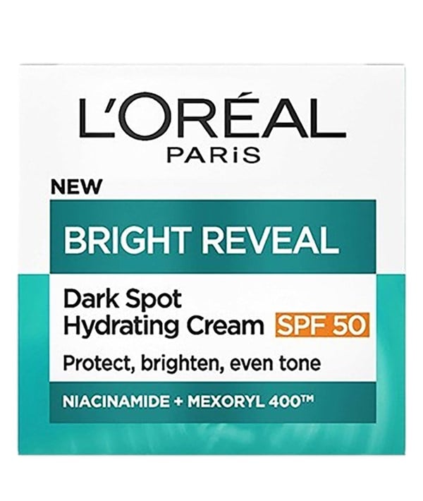 LOREAL BRIGHT REVEAL DARK SPOT HYDRATING CREAM SPF 50 