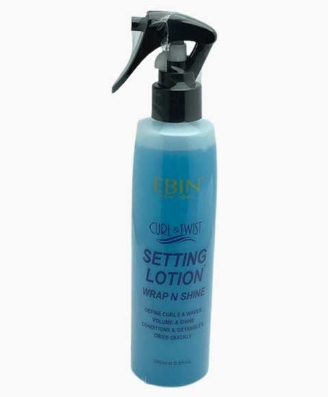 CURL AND TWIST WRAP N SHINE SETTING LOTION 