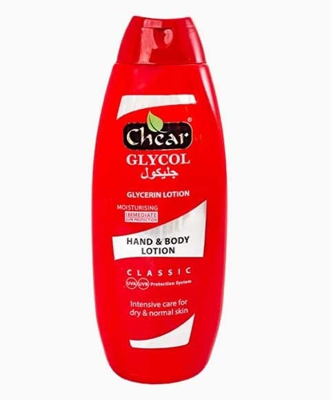 CHEAR GLYCERIN MOISTURISING HAND AND BODY LOTION 