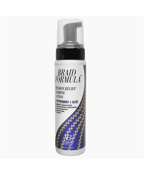 BRAID FORMULA TENSION RELIEF FOAMING LOTION WITH PEPPERMIN