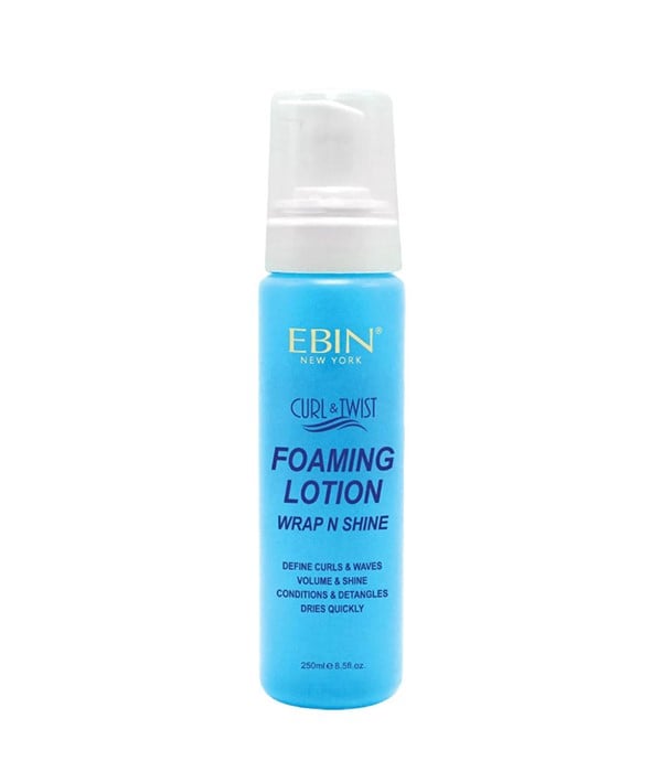 CURL AND TWIST FOAMING LOTION WRAP N SHINE 