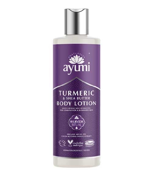 AYUMI NATURALS TURMERIC AND SHEA BUTTER BODY LOTION 
