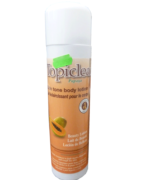 TOPICLEAR PAPAYA SKIN TONE BODY LOTION 