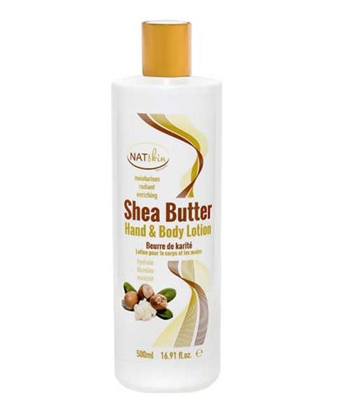 NAT SKIN SHEA BUTTER HAND AND BODY LOTION 