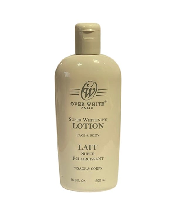 OVER WHITE SUPER WHITENING LOTION FOR FACE AND BODY 