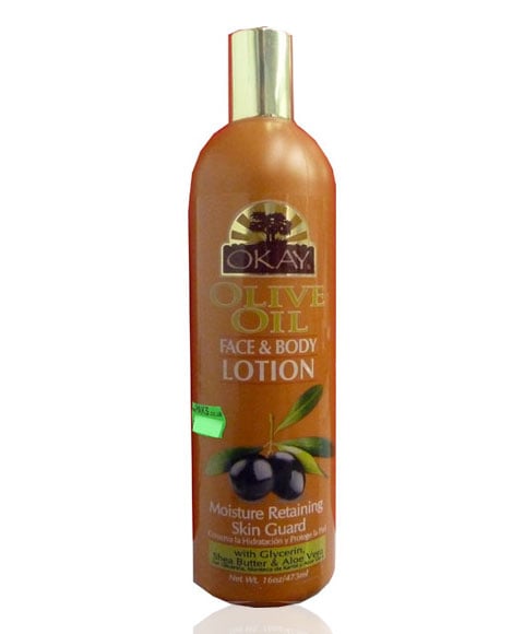 OKAY OLIVE OIL FACE AND BODY LOTION 