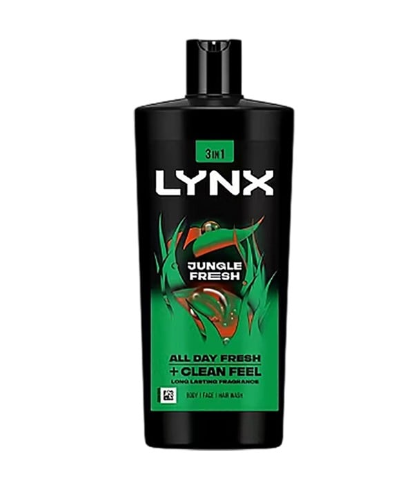 LYNX JUNGLE 3IN1 ALL DAY FRESH BODY WASH 