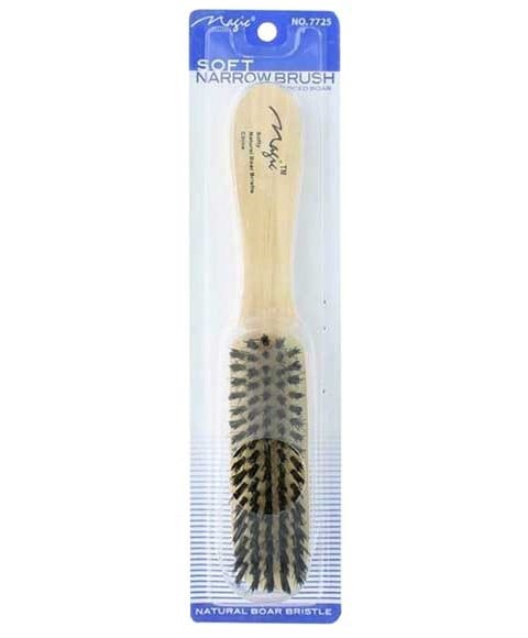 MAGIC COLLECTION NATURAL BOAR BRISTLE SOFT NARROW BRUSH 77