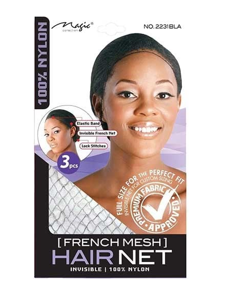 MAGIC COLLECTION RESPONSE FRENCH MESH HAIR NETS 