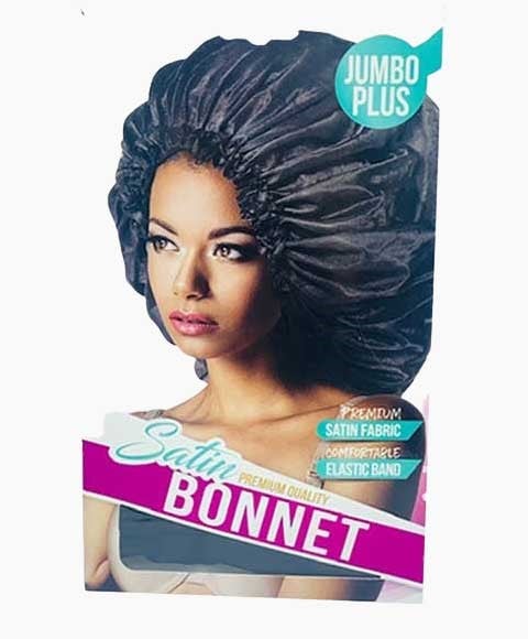 MAGIC COLLECTION SATIN PREMIUM QUALITY BONNET 2288BLA 