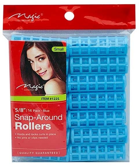 MAGIC COLLECTION SNAP AROUND ROLLERS 122S BLUE 