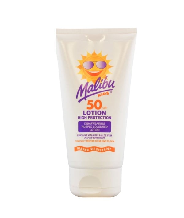 MALIBU KIDS HIGH PROTECTION WATER RESISTANT LOTION SPF50 