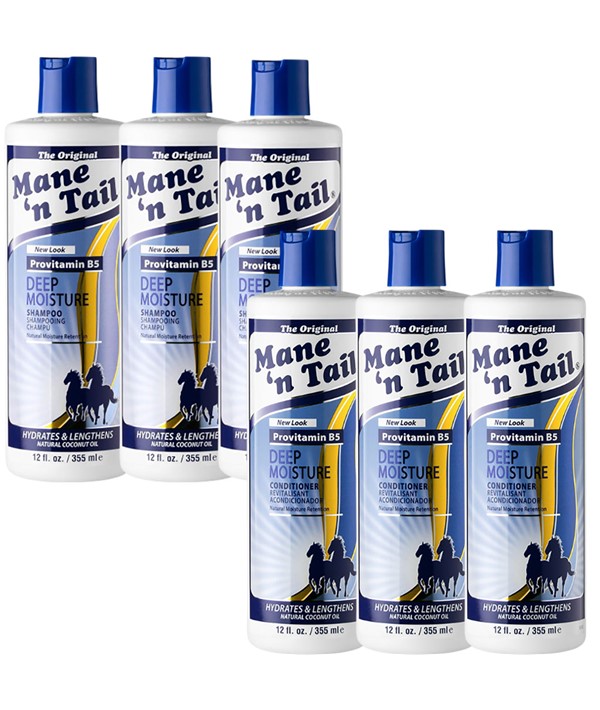 MANE N TAIL DEEP MOISTURIZING SHAMPOO AND CONDITIONER BUND