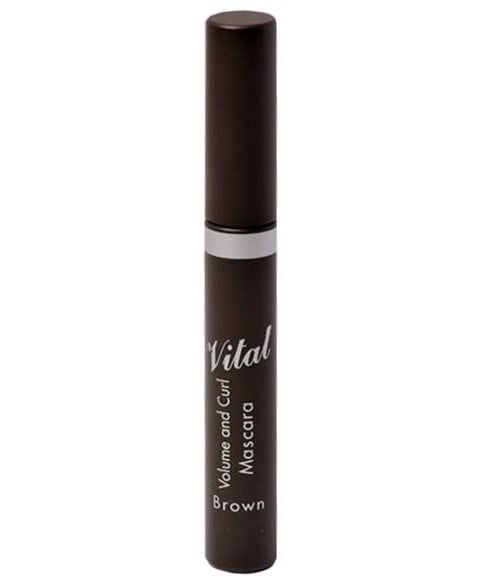 VOLUME AND CURL MASCARA BROWN 