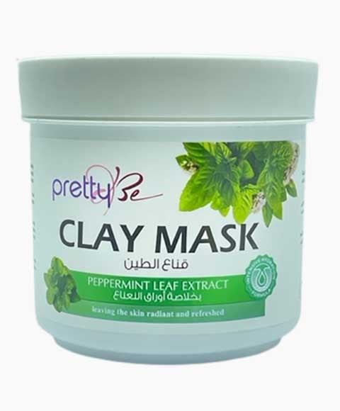 CLAY MASK WITH PEPPERMINT LEAF EXTRACT 