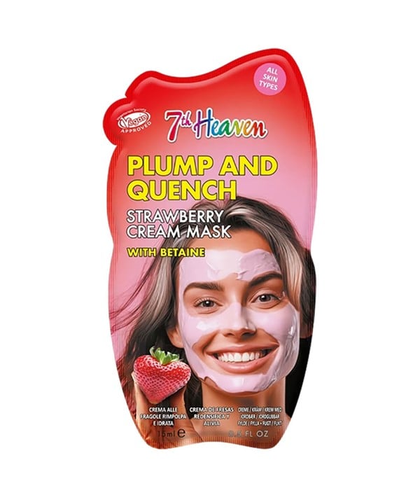 7TH HEAVEN PLUMP AND QUENCH STRAWBERRY CREAM MASK 