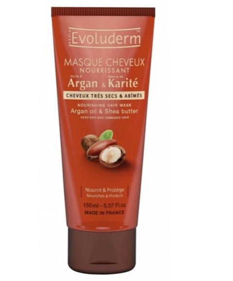 NOURISHING HAIR MASK WITH ARGAN OIL AND SHEA BUTTER 