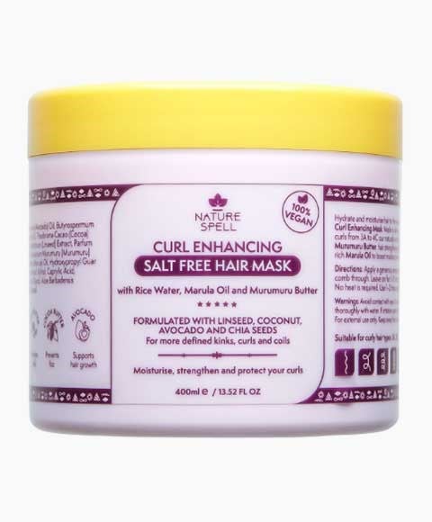 NATURE SPELL CURL ENHANCING SALT FREE HAIR MASK 