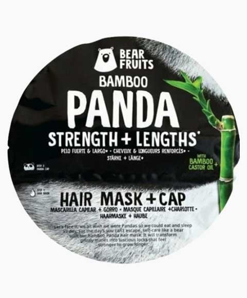 BAMBOO PANDA STRENGTH PLUS LENGTHS HAIR MASK WITH CAP 
