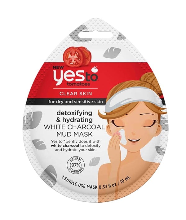 TOMATOES DETOXIFYING AND HYDRATING WHITE CHARCOAL MUD MASK